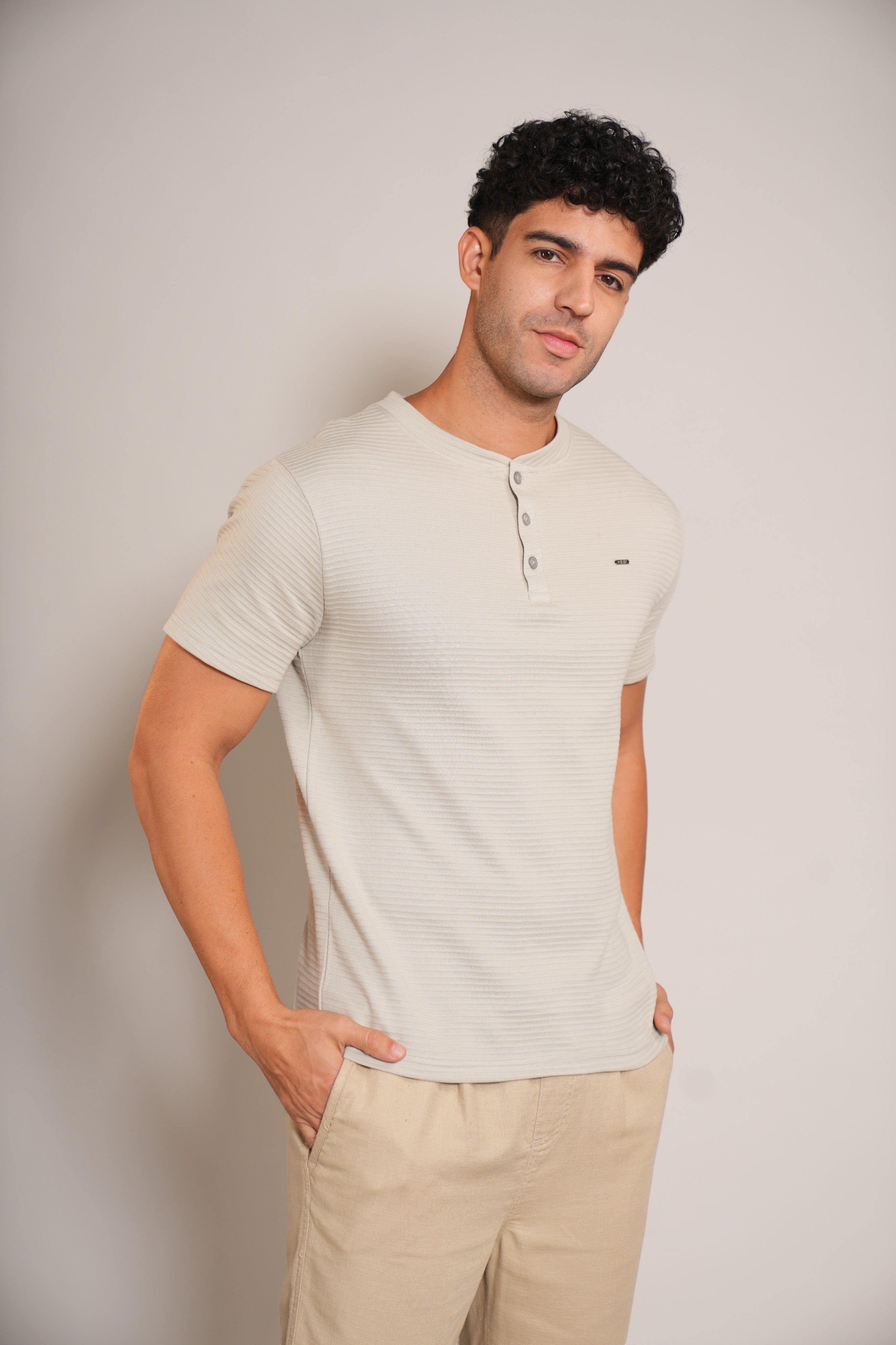 Mens Henley Tee